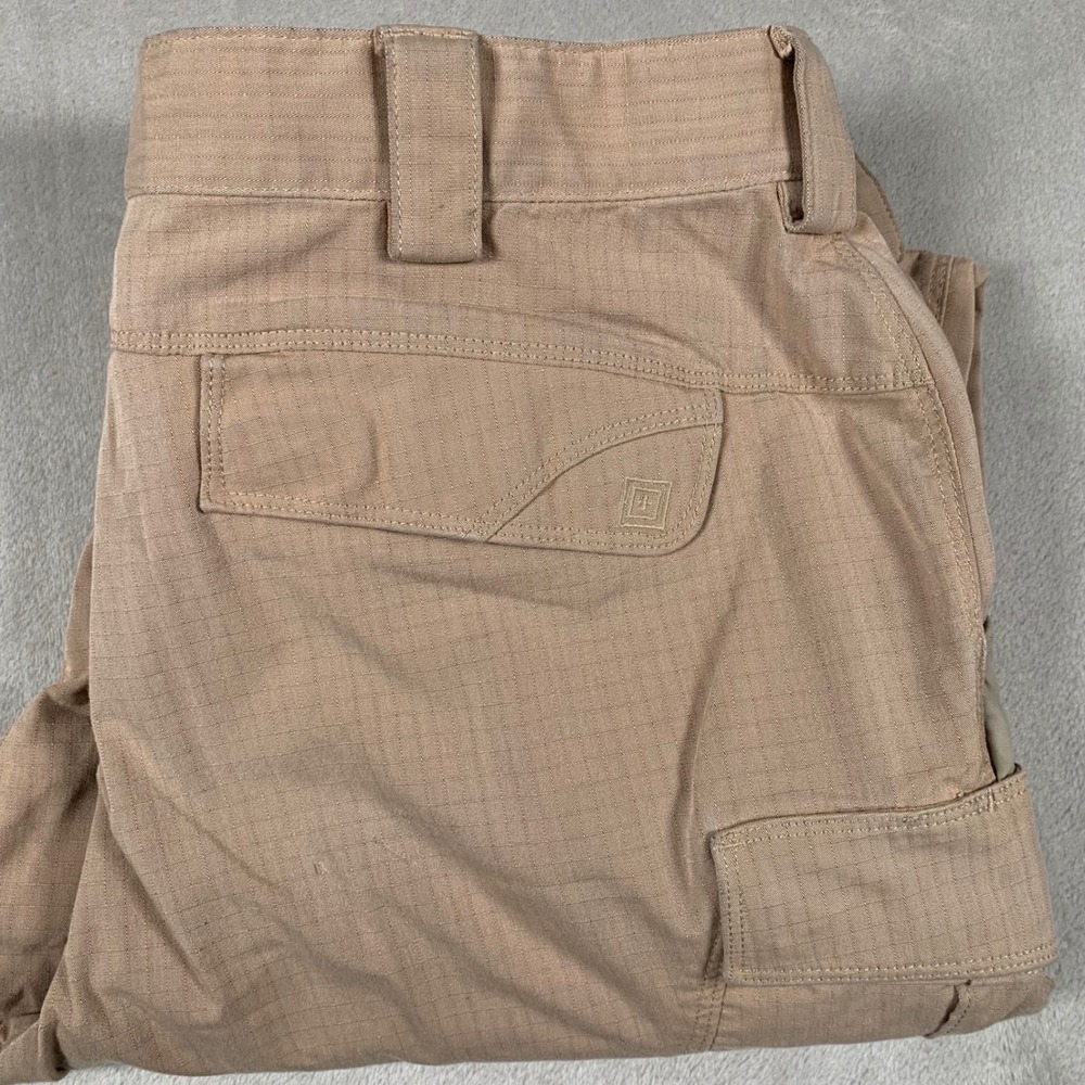 5.11 Tactical Cargo Pants Mens 38x30 Tan Ripstop Work Outdoor TDU Pants